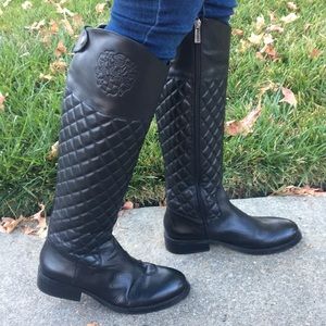 NWOB quilted leather riding boots